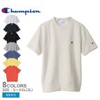 【ネコポス配送】チャンピオン 半袖Tシャツ メンズ CHAMPION C3-Z020 ホワイト 白 ブラック 黒 Tシャツ 半袖 ウエア スウェットシャツ トップス
