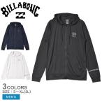 ビラボン ラッシュガード メンズ BILLABONG BE011855 ブラック 黒 ホワイト 白 ウエア ウェア パーカー ジップ フード トップス 長袖 羽織 UVカット UPF50＋