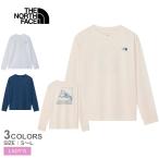 ザ・ノース・フェイス 長袖Tシャツ レディース THE NORTH FACE NTW12450 ホワイト 白 ブルー 青 ウエア トップス ロンT プリント カジュアル アウトドア 爆買