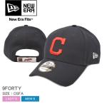 ニューエラ キャップ メンズ レディース NEW ERA ナインフォーティー ブラック 黒 キャップ 940 クリーブランド・ガーディアンズ ベースボールキャップ