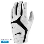 ナイキ ゴルフグローブ メンズ NIKE GF1012 ホワイト 白 ゴルフグローブ トレーニング スポーツ ゴルフ 運動 ロゴ ゴルフ用品 シンプル 耐久性 フィット感 爆買