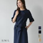  Night one платье женский NIGHT1 88503 темно-синий темно-синий черный чёрный One-piece женский колено длина взрослый красивый . лента рукав лента 7 минут рукав короткий рукав 