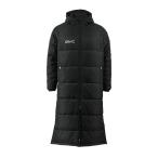 ガビック ベンチコート メンズ GAVIC GA3113 ブラック 黒 ウェア 中綿ジャケット ベンチコート アウター 上着 サッカー フットサル ロゴ ブランド 長袖 スポーツ