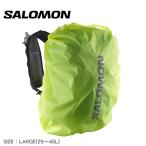  бесплатная доставка Salomon сумка покрытие дождевик Large SALOMON LC1988100 желтый водонепроницаемый водоотталкивающий. . вода рюкзак рюкзак сумка 
