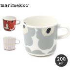 マリメッコ マグカップ 200ml カップ マグ コップ コーヒーカップ 食器 食洗機対応 ウニッコ 花柄 総柄 おしゃれ インテリア レッド 赤 ホワイト 白