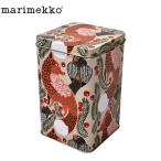 マリメッコ 雑貨 メンズ レディース ボックス缶 MARIMEKKO 71111-880 ブラウン ベージュ キッチン インテリア かわいい キツネ