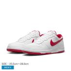 ショッピングLOW ナイキ スニーカー メンズ ビッグ LOW NIKE 355152 ホワイト 白 レッド 赤 シューズ 靴 カジュアルシューズ レザー 本革 ロゴ