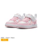 ナイキ スニーカー キッズ ジュニア 子供 コート ボロー ロー リクラフト TD NIKE DV5458 ホワイト 白 ピンク 男の子 女の子 靴