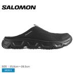 サロモン スリッポン メンズ REELAX SLIDE 6.0 SALOMON L47112000 黒 靴 リカバリーシューズ リカバリー 通勤 送料無料