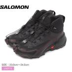  Salomon высокий King ботинки женский CROSS HIKE MID GTX WIDE 2 SALOMON L41731300 черный чёрный wine red обувь обувь 