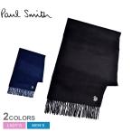 ポール スミス マフラー メンズ レディース スカーフ ゼブラ PAUL SMITH 150K-JZEBRA 黒 ネイビー 紺 ブランド 送料無料