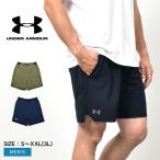 アンダーアーマー ハーフパンツ メンズ トレーニング ランニング UA バニッシュ ウーブン 6インチ ショーツ UNDERARMOUR 1373718 ブラック 父の日
