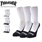 スラッシャー 靴下 メンズ MAG LINER SOCKS 3P THRASHER TH-SX211 黒 3足セット 3足組 ブランド 人気