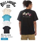 （ゆうパケット送料無料）ビラボン 半袖Tシャツ メンズ BACK WAVE BILLABONG BD011208 青 海