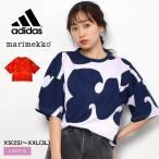 （ゆうパケット送料無料）アディダス Tシャツ レディース マリメッコ 半袖Tシャツ ADIDAS VZ135 オレンジ パープル ネイビー カットソー 半袖 服