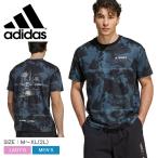 アディダス 半袖Tシャツ メンズ レディース ナショナル ジオグラフィック AEROREADY グラフィック半袖Tシャツ ADIDAS KST81 青