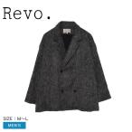revo пальто мужской короткий мохнатый Roo z бушлат Revo. TH-4007 серый одежда внешний длинный рукав верхняя одежда перо тканый модный защищающий от холода 