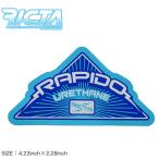 ( кошка pohs рассылка )likta стикер RAPIDO STICKER 4.22INCH×2.28INCH RICTA 88281691 Logo скейтборд панель скейтборд спорт 
