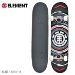  Element skateboard men's lady's HATCHED RED BLUE Kids Complete deck ELEMENT BB027471 black Logo 