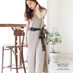 再入荷 ワンピース  柄ベルト付フレンチスリーブワンピース ノースリーブワンピース フレンチ袖 マキシワンピース ベルト付ワンピース