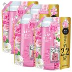 レノア リセット フレッシュローズ&ナチュラルフラワー 詰め替え 特大 1050ml × 4個セット