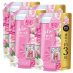 レノア リセット フレッシュローズ&ナチュラルフラワー 詰め替え 特大 1420ml × 4個セット