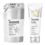 (花王)THE ANSWER スーパーラメラシャンプー 詰替え 320mL+EX グロストリートメント FOR HEAT DAMAGE 220g