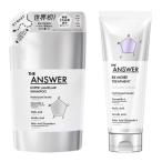 (花王)THE ANSWER スーパーラメラシャンプー 詰替え 320mL+EX モイストトリートメント FOR DAILY DAMAGE 220g