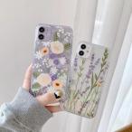 iPhone11 promax ケース iPhone12 mini ケース iPhone13 ケース アイフォン 7/8 ケース お花 花 フラワー イラスト ガーリー