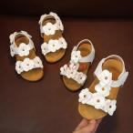 サンダル　キッズ　女の子　夏　ビーチサンダル　子供靴　無地　つま先ガード　キッズシューズ　ジュニアシューズ　アウトドア　リゾート　ビーチ　カジュアル