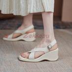 レディース サンダル　夏　サマーサンダル　女性　靴 おしゃれ ビーサン サボサンダル 歩きやすい　カジュアル おしゃれ 痛くない 美脚