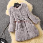 秋冬 レディース ファーコート 毛皮コート ミドル丈 レディースコート フェイクファー アウター ジャケット　暖かい OL　通勤　レディースアウター