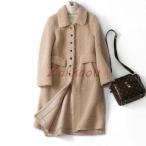 秋冬 レディース ファーコート 毛皮コート おしゃれ レディースコート フェイクファー アウター ジャケット　暖かい OL　通勤　レディースアウター