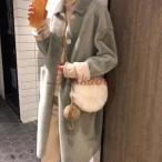 秋冬 レディース ファーコート 毛皮コート おしゃれ レディースコート フェイクファー アウター ジャケット　暖かい OL　通勤　レディースアウター