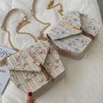 かごバッグ レディース ショルダーバッグ 斜めがけ　麦わらバッグ ピクニック 合わせやすい 海 ビーチ 夏バッグ 麦わらバッグ 軽量 かわいい 草編みバッグ