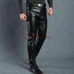  мужской кожа хлеб весна осень-зима кожаный салон ntsu Trend модный мотоцикл брюки длинные брюки тонкий обтягивающий motor брюки Rider's 