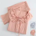 マタニティ パジャマ 授乳口付 ホームウェア 授乳服 妊婦服 上下セット 韓国風 ゆったり カジュアル 妊婦 産前産後ウェア 出産祝い 部屋着 寝巻き
