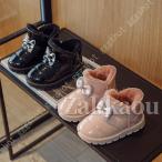 スノーブーツ キッズ ブーツ 女の子 男の子 ラウンドトゥ スリッポん 蝶結び 子供靴 ハイカット ユニセックス 可愛い 雪靴 防寒 ブーツ 超可愛い 裏ボア