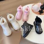 スノーブーツ キッズ ショート丈 防寒 滑りにくい 防滑 雨 雪 冬 子供 スリッポん 子供 小学生 ブーツ 長靴 ジュニア ボア 裹起毛 学生靴 無地 防寒