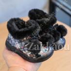 スノーブーツ キッズ ジュニア 滑り止め 裏起毛 保暖 男の子 女の子 可愛い柄 サイドジッパー ラウンドトゥ キッズブーツ アウトドア 履きやすい 雪遊び