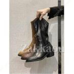 ショッピングウエスタン ウエスタンブーツ レディース ショートブーツ 太ヒール ウエスタン カジュアル 大人 ショート ブーツ ローヒール ウェスタン ヴィンテージ ウェスタンブーツ