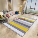 ラグ カーペット ライトグレー 洗える 低反発マット 3畳用 ラグ おしゃれ かわいい モダン デザイン 1年中使えるタイプ オールシーズン 春夏用