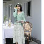 サマーカーディガン 長袖 クルーネック 薄手 ストライプ ニット 冷房対策 UV対策 大きいサイズ レディース ショート丈 シンプル お洒落 10代~60代 女性 食事会