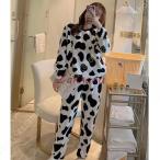 ルームウェア レディース もこもこ 冬 かわいい パジャマ 秋 柔らかい 部屋着 上下セット 肌に優しい 柔らか パジャマ シンプル 無地 もこもこ 大人用