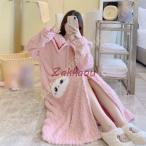 ナイトガウン レディース 着る毛布 もこもこパジャマ 大きいサイズ あったか ゆったり 可愛い 着るブランケット カップル 恋人 保温 部屋着 ルームウェア