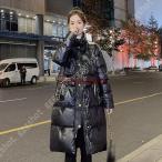ロングコート レディース 冬 大きいサイズ ベンチコート フード付き 中綿コート ダウンジャケット ダウンコート ポケット 着痩せ 無地 冬服 軽量 防寒 厚手