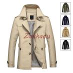  мужской Пальто Честерфилд пальто весна осень-зима мужской длинное пальто жакет длинный длина tops бизнес внешний ходить на работу простой джентльмен 