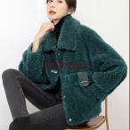 秋冬 レディース ファーコート 毛皮コート おしゃれ レディースコート 本物のファー アウター ジャケット　暖かい OL　通勤　レディースアウター