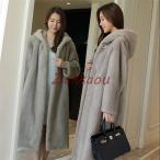 秋冬 レディース ファーコート 毛皮コート トレンド レディースコート フェイクファー アウター ジャケット　暖かい OL　通勤　レディースアウター