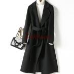 トレンチコート レディースコート　秋冬　ラシャコート　ロングコート　女性　ジャケット トレンド アウター　コート　通勤　カジュアル　20代 30代 40代